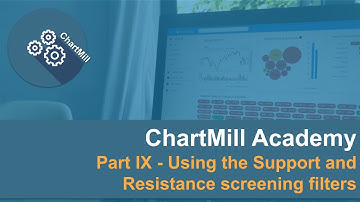 ChartMill Academy Part 9 Support and resistance filter capabilities
