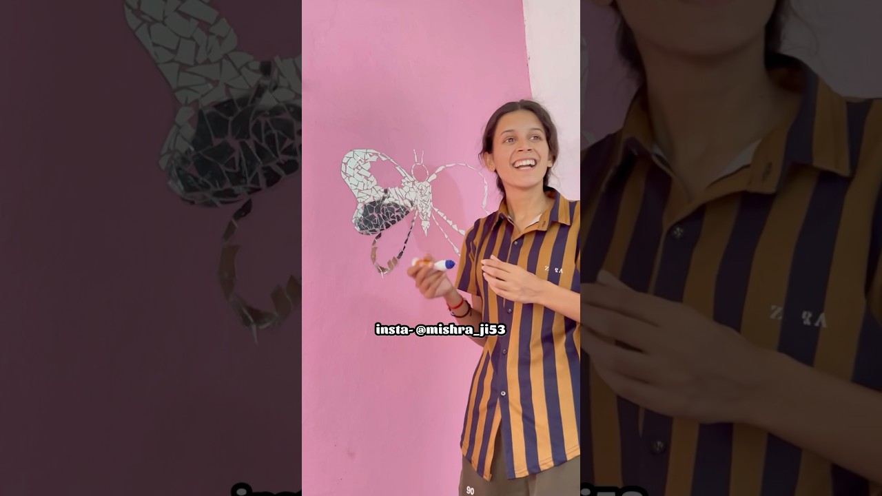 Mirror Ki Butterfly 🦋 Part- 2 #minivlog #shorts #vlog #tranding #butterfly
