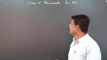 Class 5 Learning Mathematics Decimals Multiplication Ex 43 By Manoj Prasad Karn.