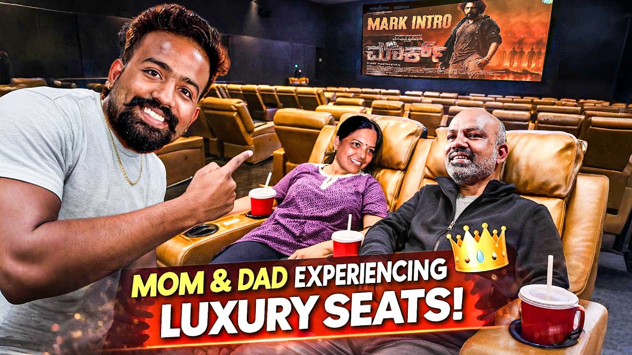 I Took My Parents to a Luxury Cinema for the First Time 🥺❤️| Mark⚡️🔥