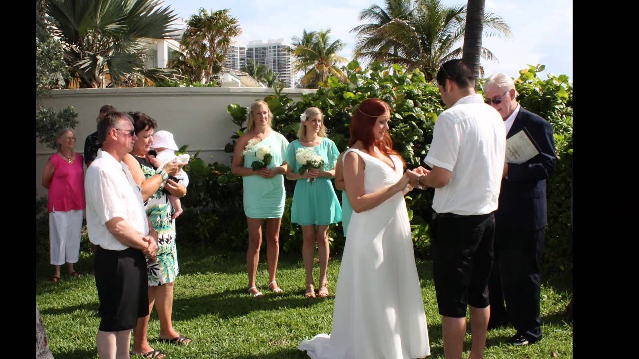 Renee and Erick say "I DO" on Fort Lauderdale Beach