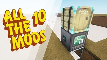 Building a Quarry with RFTools in All the Mods 10