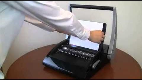 Swingline GBC CombBind C20 Manual Binding Machine