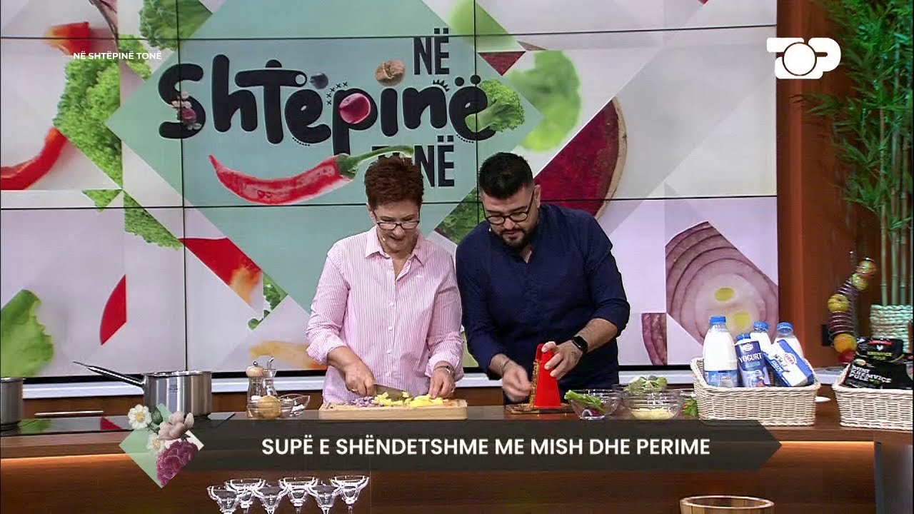 “Supë e shëndetshme me mish dhe perime nga Linda Fishta - Në Shtëpinë Tonë