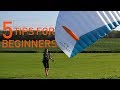 PARAGLIDING: 5 TIPS FOR BEGINNERS!