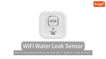 New TuyaSmart WiFi Water Leak Sensor alarm | Tutorial