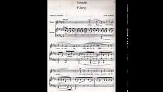 Ivor Gurney, 'Sleep' (from '5 Elizabethian songs')