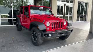 2015 Jeep Wrangler Unlimited Rubicon Red