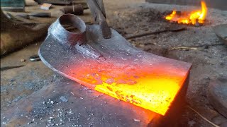 Blacksmith | how to make phawda | spade making ~ handmade.