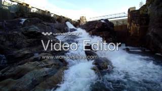 Post Falls Dam Fly Over with Typhoon Q500