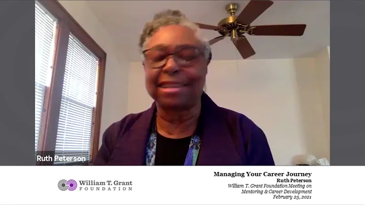 Ruth Peterson: Managing Your Career Journey