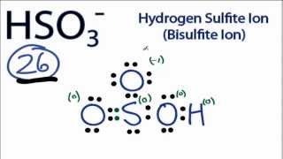 All comments on HSO3- Lewis Structure: How to Draw the Lewis Structure ...