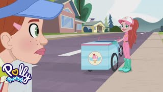 Polly Pocket | Lila The Ice Cream Inspector! 🍦| Season 2 | Kids Cartoon Clip