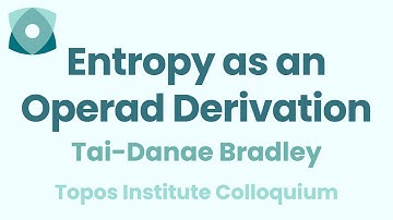 Tai-Danae Bradley: "Entropy as an Operad Derivation"