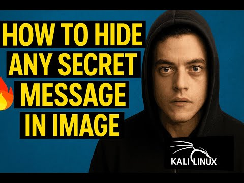 "How to Hide Any Secret Message in an Image 🔥 | Steganography Explained!"