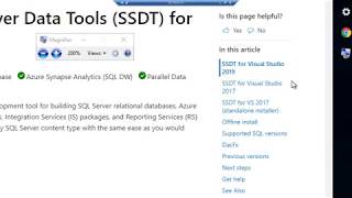 Visual Studio 2019 + SQL Server Data Tools - Installation.