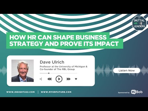How HR Can Shape Business Strategy and Prove Its Impact (with Dave Ulrich) Episode cover