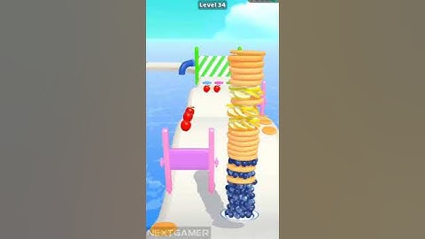 Pancake Run 👩🥞Mobile Gameplay By NextGamer (Android,iOS) Level 34 #shorts