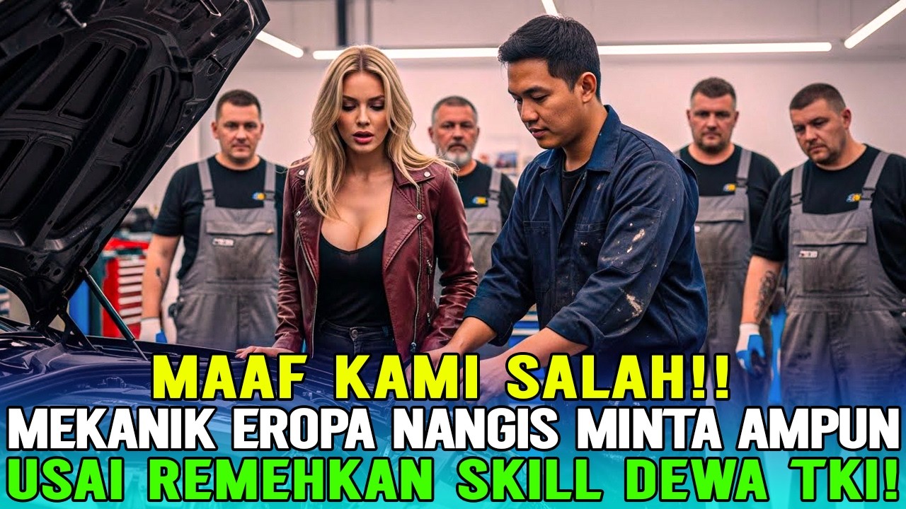 MARTABAT TKI DIAKUI❗ INSINYUR BRUSSELS MENANGIS LIHAT SKILL DEWA TKI HIDUPKAN MESIN BUGATTI MATI!