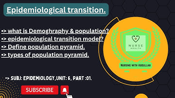epidemiological transition in urdu| Post-Rn 2nd semester| Unit#6,part#01| epidemiology |