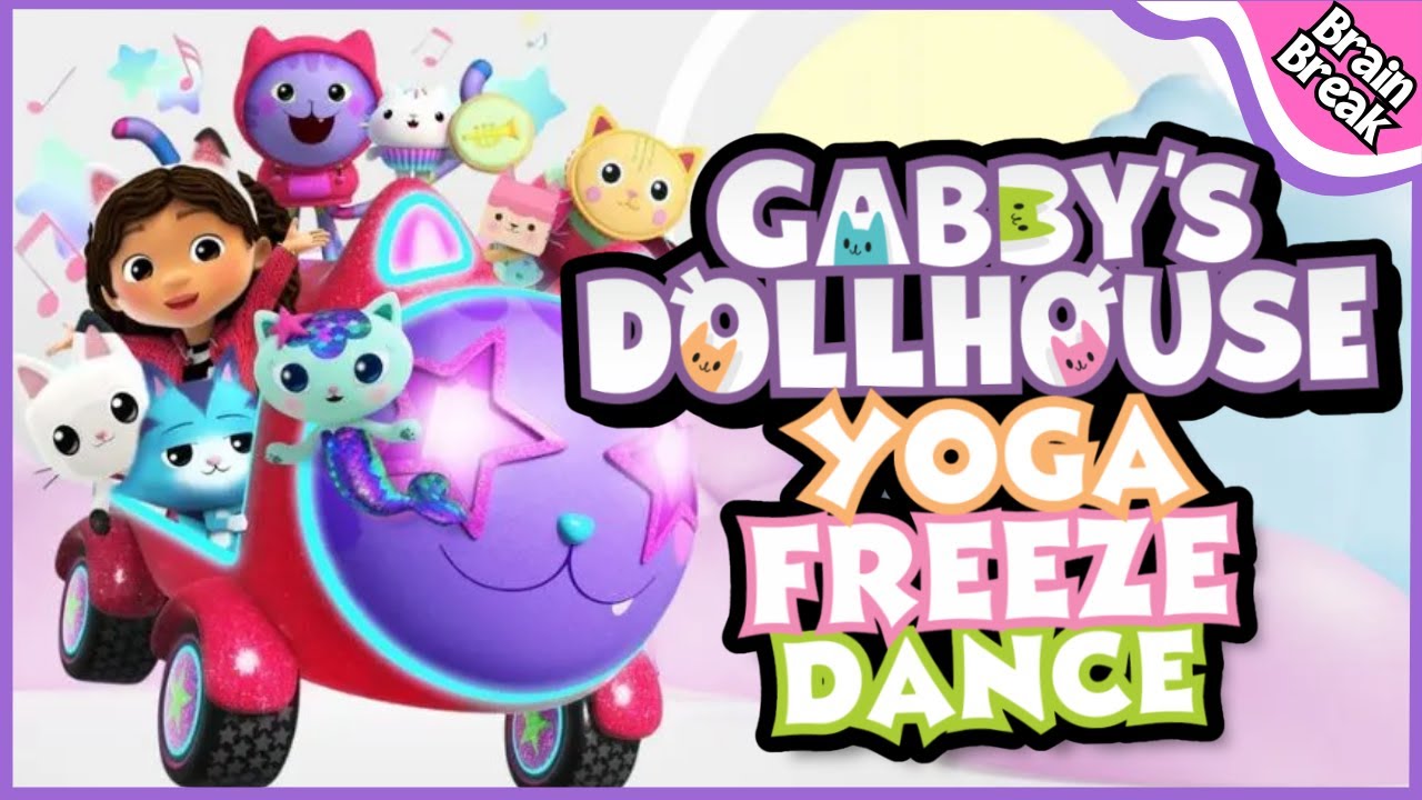 Gabby s dollhouse yoga freeze dance summer brain break just dance