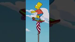 Barney Breaks Barts Skateboard