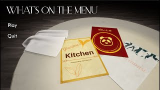 What's On The Menu Demo Trailer