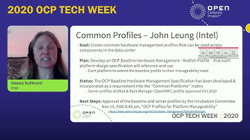 OCP 2020 Tech Week: OCP 2019/2020 Accomplishments