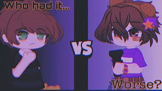 []Who Had It Worse? []Gregory Vs C. C. Afton[]Inspired[]Hamsteromg9[]