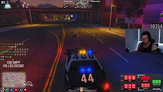 Whippy RUNS OVER Sherry While Vibing To Music [NoPixel GTA RP] (CLIP)