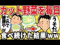【どうなの?】ワイちゃん、カット野菜を食べ続け〇亡www【有益スレ】【ゆっくり解説】