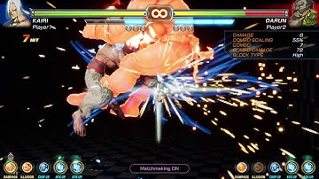 FIGHTING EX LAYER BETA (DEMO) Kairi Combo 1