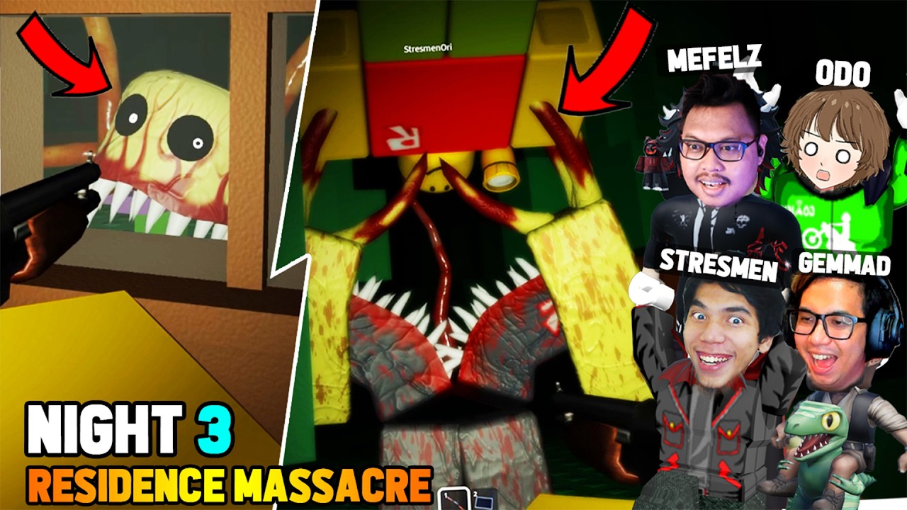 GILA BANGET!! 4 FATHER Terjebak 24 JAM di HUTAN MEMATIKAN 🔥🔥 || Night 3 : Residence Massacre