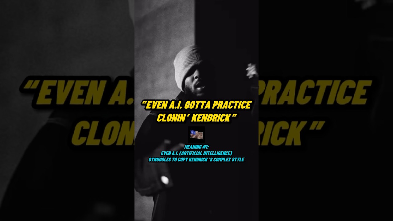 Kendrick Lamar’s HIDDEN Double Entendre! (A.I. Reference)