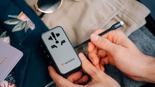 Verbatim Charge N Travel Gan Iii Universal Travel Adapter 85W