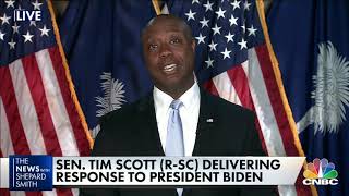 Senator Tim Scott Delivers the Republican Response to President Biden's Joint Address to Congress