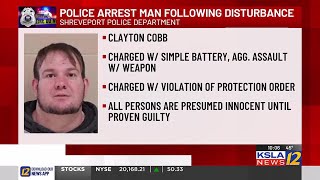 Man arrested on charges of aggravated assault, simple battery