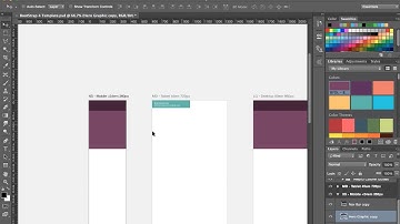 Photoshop CC 2015 Web Design Tutorial - Web Design Structure With Vector Shapes in Photoshop 22/48