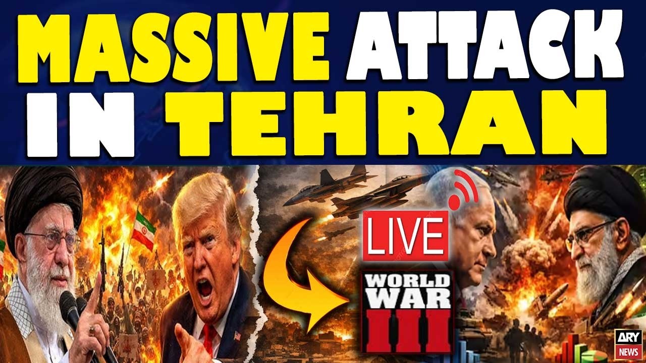 🔴 LIVE || 🚨 US-Israel Massive attacks in Iran || Exclusive Live Updates || ARY News Live