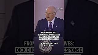 Dick Cheney on 9/11 response at Veterans Day ceremony two months after attacks