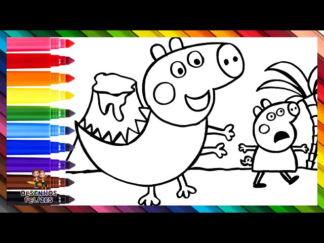 Colorir PEPPA PIG  Super Desenhos para Colorir!