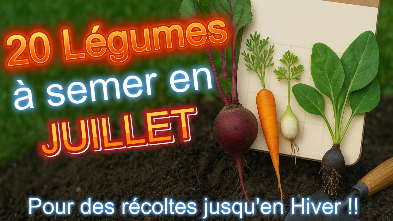 🌞 20 овощей для посева в июле — урожай с лета до зимы!