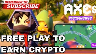 Axes Metaverse gameplay. Play and Earn on the lands of Axes gaming metaverse. NFT game on mobile screenshot 1