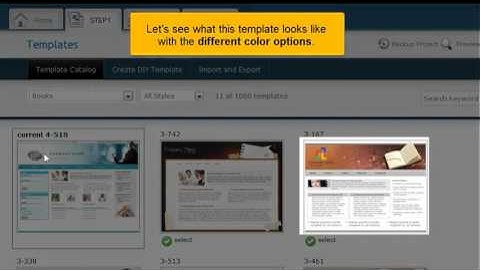Changing your website template in RVSiteBuilder 5