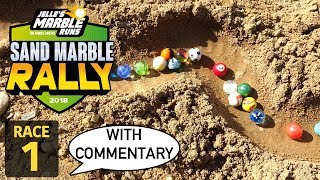 Jelle's Marble Runs: Sand Marble Rally 2018 - Race 1 screenshot 1