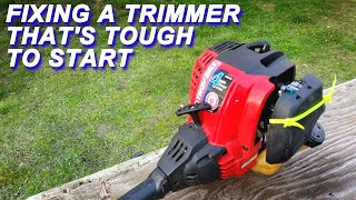 Fixing A 4 Cycle Trimmer That Won't Start