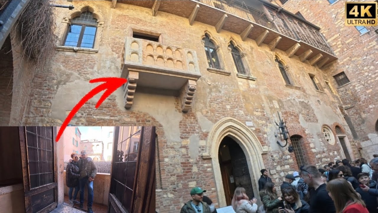 🇮🇹El balcon de JULIETA❤️ si si esa misma😉 la de ROMEO y JULIETA 🔥🔥2da parte.