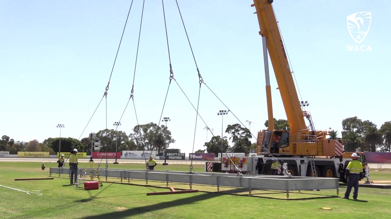 Drop in cricket wicket tray lift YouTube