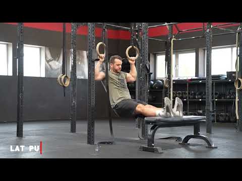 Elevated Lat Pulls in Rings | GorillAthletics
