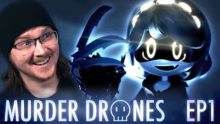 MURDER DRONES EPISODE 1 REACTION | PILOT | FIRST TIME WATCHING | GLITCH